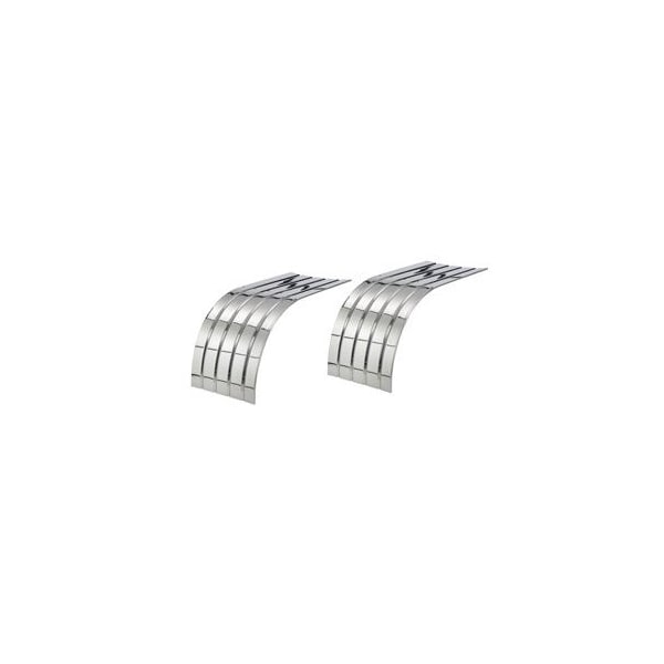 Betts Spring Fender, Half, Tandem Axle, 4 Rib, Alum, 66 In. Oal, 51 In. Opening, 24.5 In. Wheel AR300-66 - main